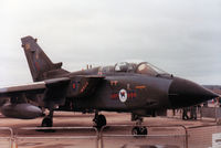 ZA556 @ EGQL - Tornado GR.1 of 45[Reserve] Squadron at RAF Honington on display at the 1984 RAF Leuchars Airshow. - by Peter Nicholson