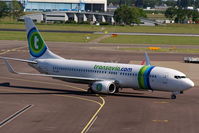 PH-HZN @ EHAM - Transavia Airlines - by Chris Hall