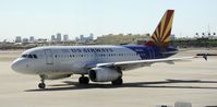 N826AW @ KPHX - Taxiing to Gate at PHX - by Todd Royer