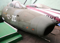 60 - Cockpit section of a French Air Force Super Mystere B2 preserved inside the Savigny-les-Beaune Museum - by Shunn311