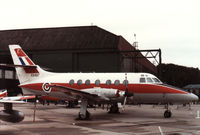 XX497 @ EGQL - Jetstream T.1 of 6 Flying Training School based at RAF Finningley on display at the 1984 RAF Leuchars Airshow. - by Peter Nicholson