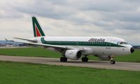 I-BIMI @ LOWG - Alitalia A319 football charter for Juventus - by GRZ_spotter