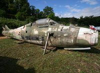 UNKNOWN - Belgium Air Force F84F stored inside Savigny-les-Beaune Museum... - by Shunn311