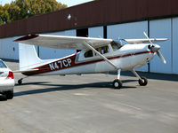 N47CP @ KPAO - 1957 Cessna 180 - by Steve Nation