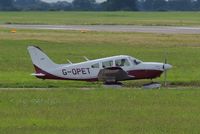 G-OPET @ EGSH - About to depart from Norwich. - by Graham Reeve