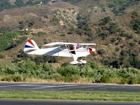 N6588C @ SZP - 1992 McCain SWICK CLIP-T (aerobatic modified Taylorcraft), Lycoming O-235 120 Hp, landing 22L - by Doug Robertson