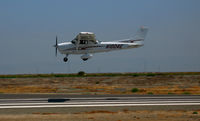 N888RF @ KSQL - 2005 Cessna 172S on final to RWY 30 - by Steve Nation