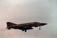 68-0567 @ EGQS - RF-4C Phantom of 10th Tactical Reconnaisance Wing at RAF Alconbury on final approach to RAF Lossiemouth in the Summer of 1984. - by Peter Nicholson