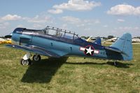 N3687F @ OSH - 1958 North American SNJ-5, c/n: 88-15902 - by Timothy Aanerud