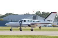 N7245G @ KOSH - Cessna 421C - by Mark Pasqualino