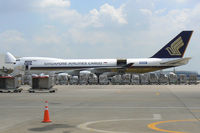 9V-SFG @ DFW - Singapore Air Freight at DFW airport west freight. - by Zane Adams