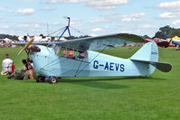 G-AEVS @ EGBK - 1937 Aeronautical Corporation Of Gb Ltd AERONCA 100, c/n: AB114 at 2010 Sywell Air Show - by Terry Fletcher