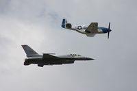 91-0387 @ YIP - With P-51D heritage flight - by Florida Metal
