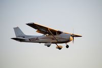 N1004E @ PAO - A Cessna Skyhawk coming in for landing at the Palo Alto Airport - by ddebold