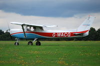 G-WACG @ EGTB - Cessna 152 Ex ZS-KXY at Wycombe Air Park. Sadly on the 17th November 2017 this aicraft collided with Gimbal G-JAMM near Aylesbury resulting in four fatalities. - by moxy