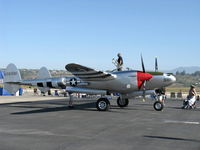 N7723C @ CMA - 1944 Lockheed P-38L LIGHTNING, two Allison V1710-111/113 counter-rotating 1,475 Hp each, Limited class - by Doug Robertson