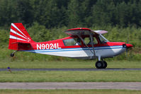 N9024L @ PVG - 1970 Champion 7ECA Citabria N9024L on takeoff roll RWY 10 for some pattern work. - by Dean Heald