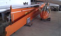 VH-WUC - VH-WUC (Schweizer SGS 1-35) in hangar at Caboolture Airfield (QLD - Australia) after being towed from Bond Springs air strip near Alice Springs (NT - Australia).