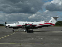 N412MD @ EGLK - Smart PC12 on the terminal apron. - by BIKE PILOT