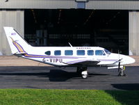 G-VIPU @ EGNX - Capital Air Charter, Piper PA-31-350 Navajo Chieftain - by Chris Hall
