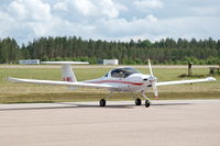 SE-MEL @ ESSF - Diamond DA20C-1 parked on the platform of Hultsfred airport in Sweden. - by Henk van Capelle