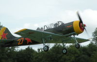 G-YAKX @ EGHP - Resident Yak52 climbing away from rwy 26. Starlight Foundation Day - by BIKE PILOT