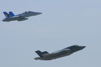 BF-04 @ NFW - F-35B (Ship #4) departing NASJRB Fort Worth with chase. - by Zane Adams