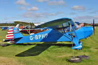 G-BPHP @ EGBD - 1941 Taylorcraft Aviation Corporation TAYLORCRAFT BC12-65, c/n: 2799 at Derby Eggington - by Terry Fletcher