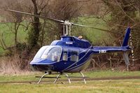 G-BBCA @ EGBC - Bell 206B-2 Jet Ranger II [1101] Cheltenham Racecourse~G 14/03/2008 - by Ray Barber