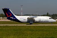 OO-DJS @ LFST - decelerating after touchdown