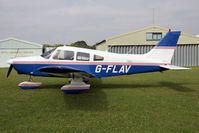 G-FLAV @ X5FB - Piper PA-28-161 Cherokee Warrior ll at Fishburn Airfield, UK in August 2010. - by Malcolm Clarke