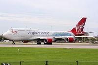 G-VLIP @ EGCC - Virgin Atlantic B747 wearing special Harry Potter scheme - by Chris Hall