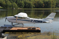 C-FCWS @ CNJ4 - Lake Country Airways Cessna 172 on floats - by Duncan Kirk