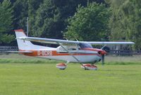 G-BCRB @ X3FT - Just clearing the runway at Felthorpe.