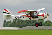 G-DEEZ @ EGBK - DENNEY KITFOX MK3 
Serial No.: 931 
arrivng at the 2010 LAA National Rally at Sywell - by Terry Fletcher