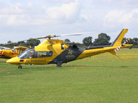 G-RSCU @ EGBK - Normally based at Coventry, the Sywell Airshow helps to raise funds for the Warwickshire & Northamptonshire Air Ambulance - by Chris Hall