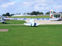 G-AEVS @ EGBK - at the Sywell Airshow - by Chris Hall