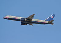 N596UA @ KLAX - United Airlines Boeing 757-222, N596UA 25R departure KLAX. - by Mark Kalfas