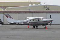 N210RD @ KAPC - Swiss owned 1981 Cessna P210N with Santa Rosa turbo-prop mods on Bridgeford FS ramp - by Steve Nation