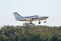 N464SF @ KDPA - BULLOCK INVESTMENTS Cessna 421C, N464SF departing 20R KDPA. - by Mark Kalfas