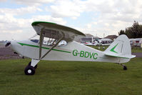 G-BDVC @ EGBR - Piper PA-17 Vagabond at Breighton Airfield's Summer Madness All Comers Fly-In in August 2010. - by Malcolm Clarke