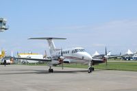 G-OMSV @ EDBM - Beechcraft King Air 200GT at the 2010 Air Magdeburg