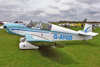 G-AYGD @ EGBK - 1963 Centre Est Aeronautique JODEL DR1051 (MODIFIED), c/n: 515 at 2010 LAA National Rally - by Terry Fletcher