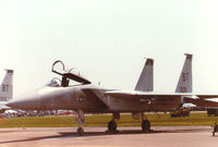 79-0035 @ MHZ - F-15C Eagle of 36th Tactical Fighter Wing based at Bitburg on the flight-line at the 1984 RAF Mildenhall Air Fete. - by Peter Nicholson