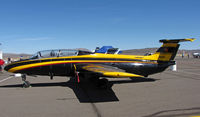 N5959L @ KRTS - Tacair black and yellow 1965 Aerovodochody L-29 DELFIN  @ 2009 Reno Air Races (didn't appear to be competing in Jet Class) - by Steve Nation