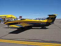 N5959L @ KRTS - Tacair black and yellow 1965 Aerovodochody L-29 DELFIN  @ 2009 Reno Air Races (didn't appear to be competing in Jet Class) - by Steve Nation