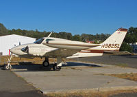 N9825L @ KAUN - 1963 Cessna 320 in later afternoon sun @ Auburn, CA - by Steve Nation