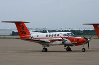 161315 @ AFW - US Navy TC-12B escaping NAS Kingsville and possible damage from Hurricane Alex. Alliance Airport - Fort Worth, TX