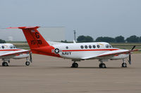 161518 @ AFW - US Navy TC-12B escaping NAS Kingsville and possible damage from Hurricane Alex. Alliance Airport - Fort Worth, TX
