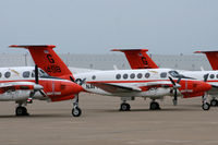 161498 @ AFW - US Navy TC-12B escaping NAS Kingsville and possible damage from Hurricane Alex. Alliance Airport - Fort Worth, TX